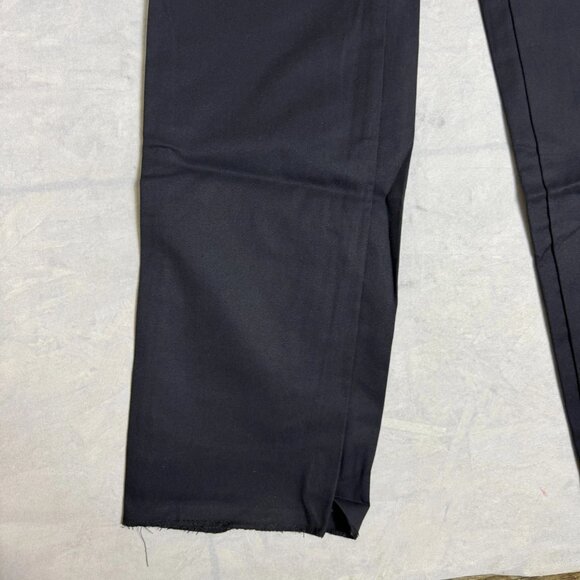 Dickies Chino Pants Womens Black Flat Front Workwear Straight Leg Size 16 UU NWT - Picture 9 of 16